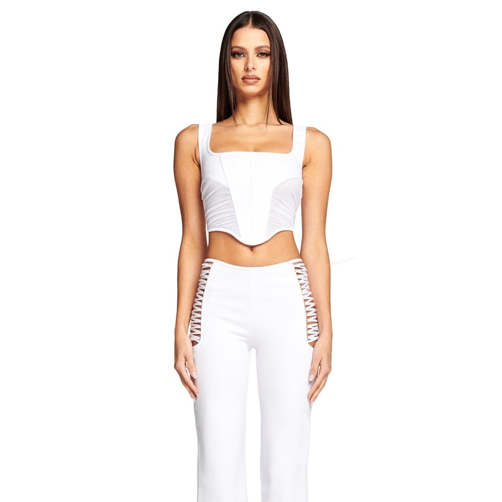 I.AM.GIA MANDI CORSET WHITE SMALL NWT - Picture 3 of 10